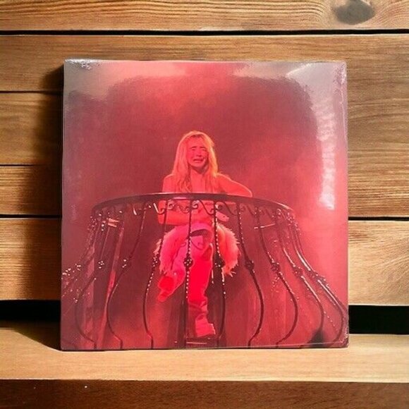 Sabrina Carpenter - Feather 7" Single PINK GLITTER Vinyl, NEW/SEALED, IN HAND - Picture 1 of 2